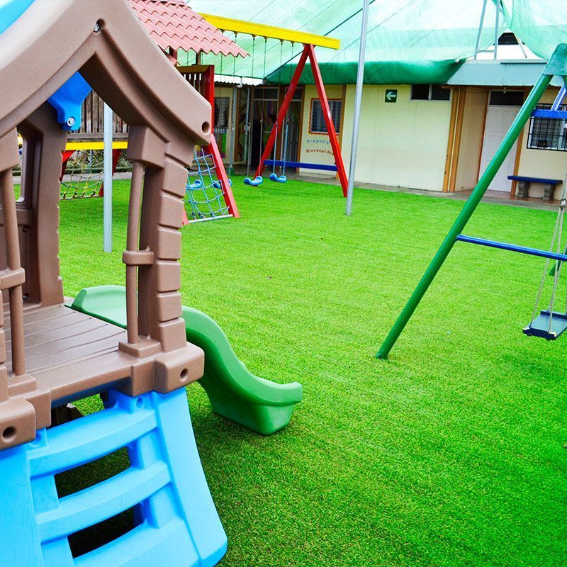 guia instalacion cesped sintetico playground