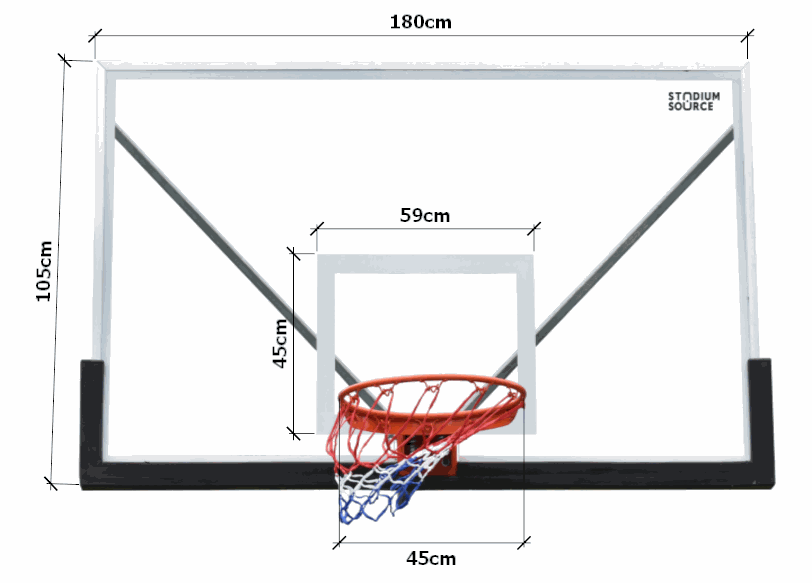 Cancha de baloncesto y sus medidas | Stadium Source