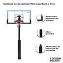 Tablero de basketball con base a piso