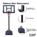 Tablero de baloncesto portátil mini telescópico