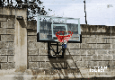 Tablero de basketball con estructura para pared