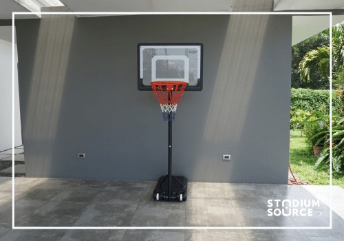 Tablero de baloncesto infantil base telescópica