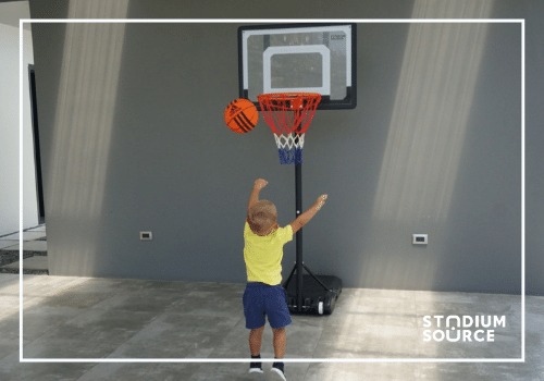 Tablero de baloncesto infantil base telescópica