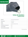 Vela de Sombra Triangular Impermeable 3.6*3.6*3.6m